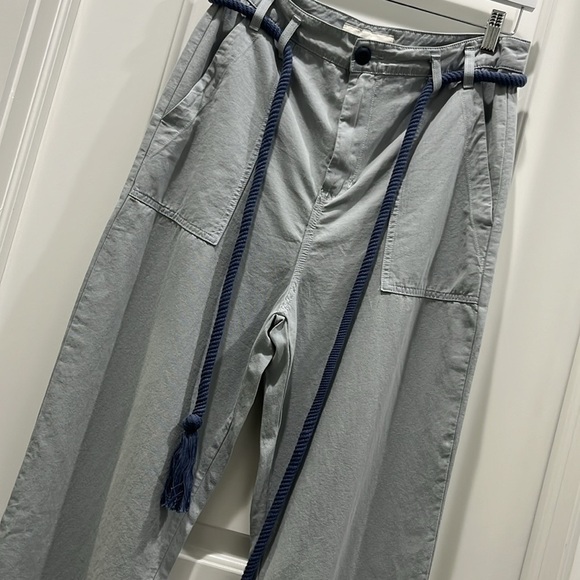 NWT The Great The Voyager Pant Seaside Chino with Belt Relaxed Fit Pants Sz 29 - Picture 5 of 9